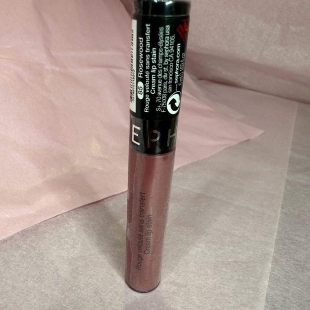New in Package Sephora Collection Cream Lip Stain in the Pink Shade #85 Rosewood